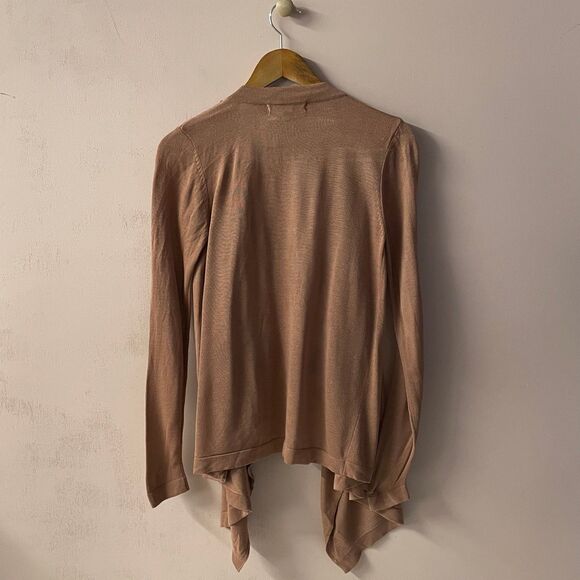 Forever 21 NWT Rose Pink Acrylic Waterfall Open-Front Cardigan Size M - Picture 9 of 11